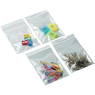 Imagen de Unipapel 130345 Pack de 100 bolsas con autocierre, 80 x 120 mm