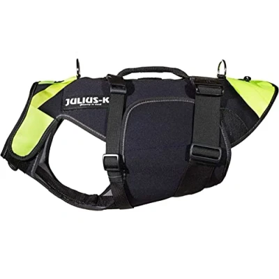 Imagen de Julius K9 16SWM IDC L Arnés de perro multifuncional IDC, L, Negro y Amarillo
