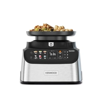 Imagen de Kenwood MultiPro OneTouch FDM73.480SS Robot de cocina compacto y batidora pie, 6 accesorios, programas automáticos, velocidad variable función pulso, báscula integrada, 1000 W, color