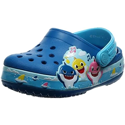 Imagen de Crocs Fl Baby Shark Band Clog T Obstrucción Unisex Niño,Bright Cobalt,20/21 EU