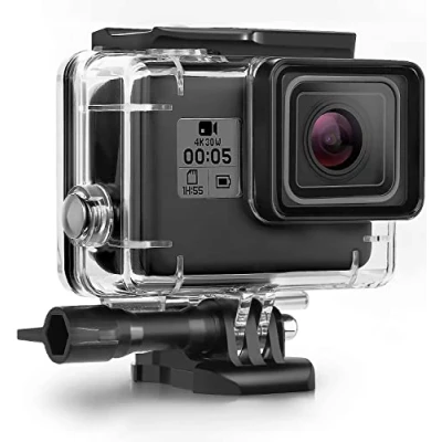 Imagen de Kuptone Carcasa Impermeable Compatible con GoPro Hero7Black/(2018) 6/5 Protectora de Buceo 45 m Soporte Cámara acción