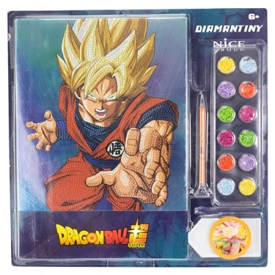 Imagen de DIAMANTINY Dragon Ball, Battle Goku Kit para crear mosaicos con gemas 3D, 1 cuadro