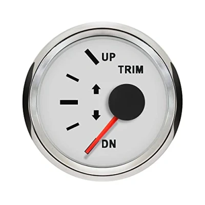 Imagen de ELING Trim Indicador Medidor 0 190ohm up dn 52mm 9 32V con retroiluminación para embarcaciones marinas