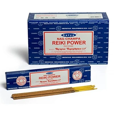 Imagen de Varillas de incienso Satya Nag Champa, muchos aromas, 12 unidades 15 g, REIKI POWER