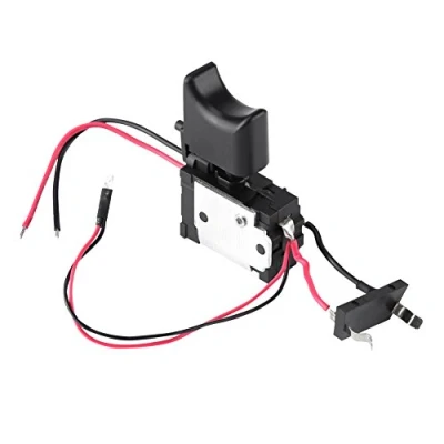 Imagen de Interruptor de taladro inalámbrico, 7.2V 24V control velocidad Batería litio eléctrico con luz pequeña