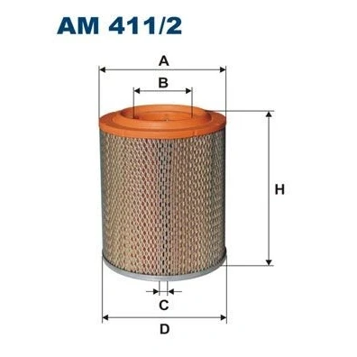 Imagen de FILTRON AM 411/2 Filtro de aire 225 182 Cartucho filtrante