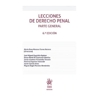 Imagen de Lecciones de Derecho Penal Parte General 6ª Edición (Manuales Penal)