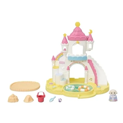 Imagen de Sylvanian Families 5746 Erlebniskindergarten Sandkasten und Pool mit Figur Muñecas Spielset
