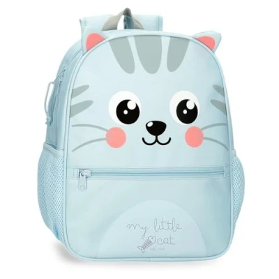 Imagen de Roll Road Happy Pets Mochila Escolar Multicolor 27x33x11 cms Poliéster