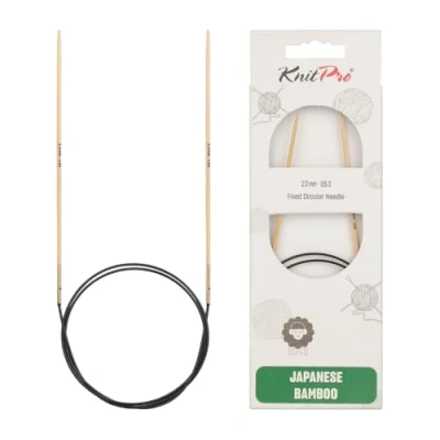 Imagen de Knit Pro K22221 Aguja de Tejer Circular, Bambú, marrón, 2,00 mm