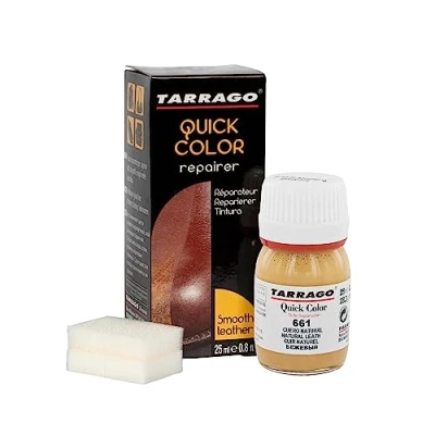 Imagen de Tarrago Quick Color 25 ml Tinte Reparador para Cuero (Cuero Natural 661)