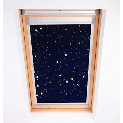 Imagen de Bloc Blinds Claraboya para Velux Roof Windows C02, Opaca, Cielo Nocturno