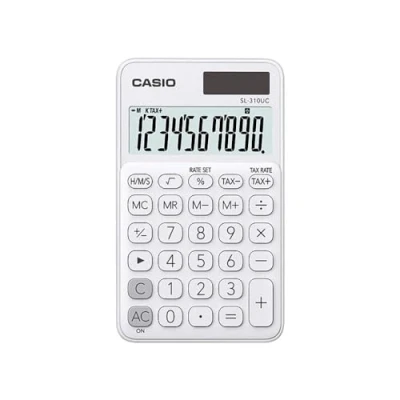 Imagen de CASIO SL 310UC WE Calculadora, 0.8 x 7 11.8 cm, color blanco
