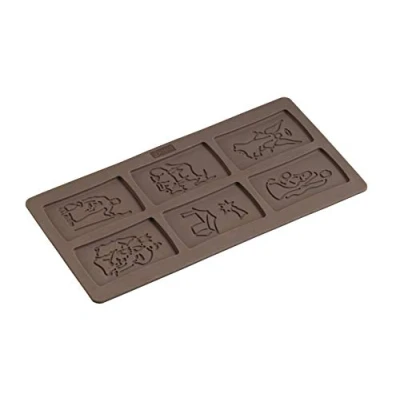 Imagen de Lurch 65019 Molde para Galletas con Motivos navideños, 15 x 30 cm, Color marrón