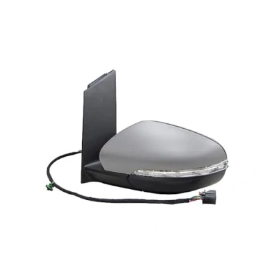 Imagen de Espejo retrovisor Alkar 9039146 izquierda imprimado eléctrico calefactable, asférico para vehíc. con volante a la VOLKSWAGEN: Touran I