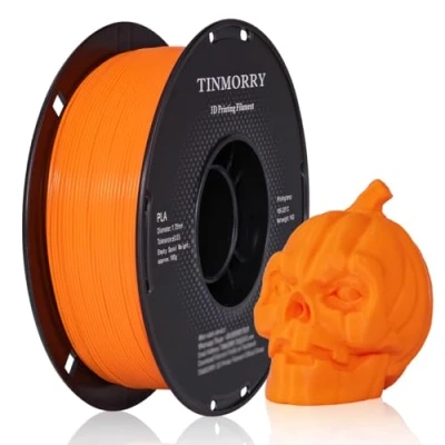 Imagen de PLA Filamento 1,75 mm, TINMORRY Materiales de Impresión 3D 1 kg Spool, Naranja