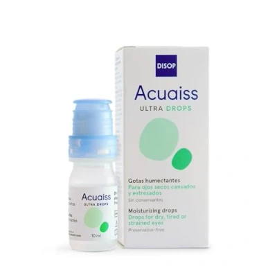 Imagen de Acuaiss Ultra Lágrima Artificial sin Conservantes con Ácido Hialurónico. Gotas Oftálmicas Humectantes, 10 ml