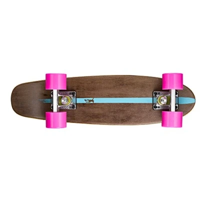 Imagen de Ridge Skateboards Maple Mini Dark Dye Longboard, Color Transparente, Talla 22 Inch