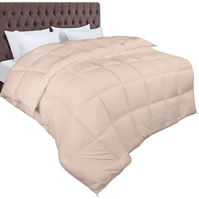 Imagen de Utopia Bedding Invierno Edredón de Fibra, Fibra Hueca siliconada, gramo (Beis, Cama 80/90 155 x 220 cm)
