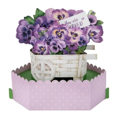 Imagen de Hallmark Tarjeta para el día de la madre 3D Pop Up &#039;Paper Wonder&#039; diseño floral