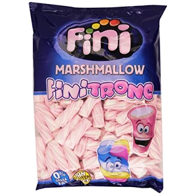 Imagen de Fini Tronc Marshmallow Estriado Espumas Dulces 125 piezas