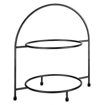 Imagen de estante de servicio APS &quot;Industrial&quot;, etagere, metálico para 2 platos Ø 27 cm como máximo, anillo interior 18 cm, tamaño 19,5 x 29 altura 30 (platos no incluidos)