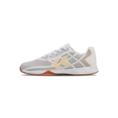 Imagen de hummel Root Elite Mujer, Zapatos de Balonmano, Blanco/Naranja, 46 EU