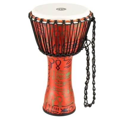 Imagen de MEINL Percussion Travel Series African Djembe Pharaoh&#039;s Script, Medium Parche Sintético, PADJ1 M F