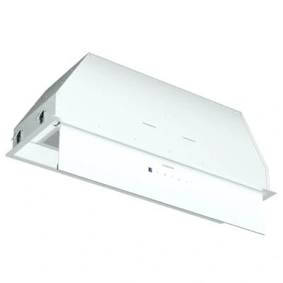 Imagen de Klarstein Ventimate Campana Integrada, 85cm Extractora con Control Táctil, 390 m3/h, Eficiencia Energética A+, Motor Silencioso, Luz LED, Filtro de Carbón para Recirculación, Blanco