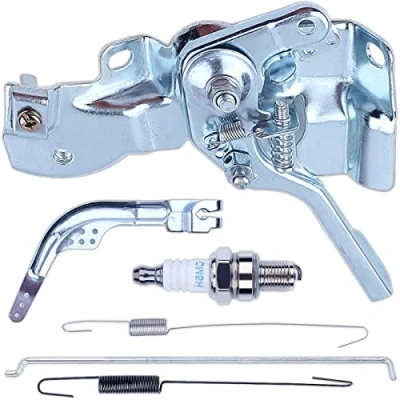 Imagen de Kit de Acelerador y Muelles para Honda GX160 GX200 GX140 168F 5.5/6.5HP Motor, ADEFOL + Brazo Regulador Cañas Primavera del Retorno Bujía 6 in 1