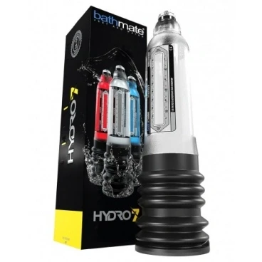Imagen de Bathmate Hydro7 Hercules Bomba para Aumento del Pene de Agua al Vacio Abultar y Alargar el Miembro Garantía 2 años Transparente