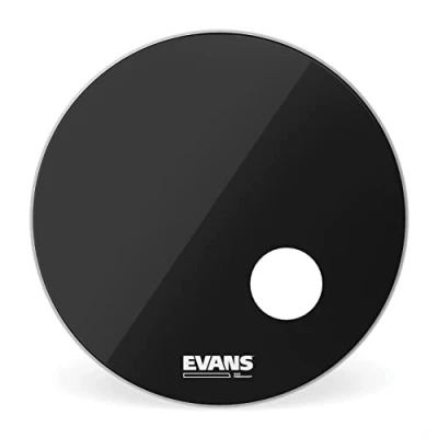 Imagen de Parche resonante negro para bombo de 22 pulgadas (559 mm) EQ3 Resonant Evans, BD22RB
