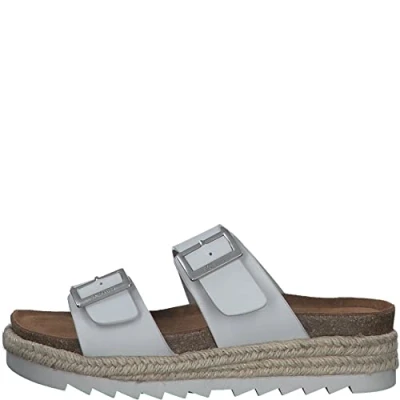 Imagen de s.Oliver 5 27201 28, Sandalias deslizantes Mujer, Blanco Roto, 38 EU