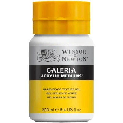 Imagen de Winsor &amp; Newton Galeria Aditivo para pintura acrílica Gel de textura bolas vidrio frasco 250ml