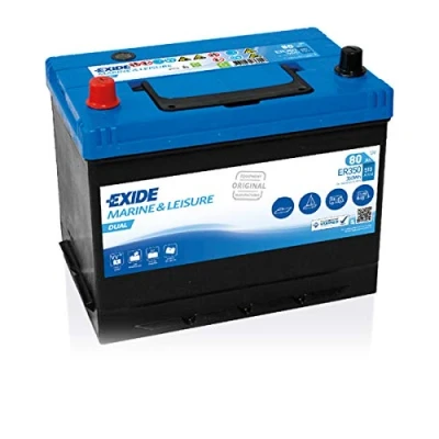 Imagen de EXIDE ER350 Batería de arranque 12V 80Ah 510A B0, DUAL BMW: 5 Berlina, 3 Coupé, MERCEDES BENZ: Clase A, C GLA