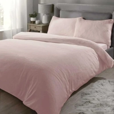 Imagen de Rapport Juego de Funda nórdica y Almohada para Cama Matrimonio, Color Rosa, Doublé