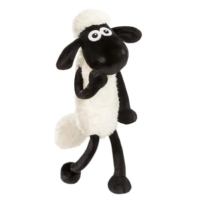 Imagen de NICI Peluche Oveja Shaun 25cm Blanco Adorable para acurrucarse y Jugar, niños Adultos, una Gran Idea de Regalo