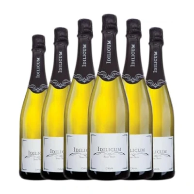 Imagen de Dominio de la Vega Idilicum Macabeo Semi Seco Dulce Cava 75 cl Espumoso blanco (Caja 6 Botellas cl)