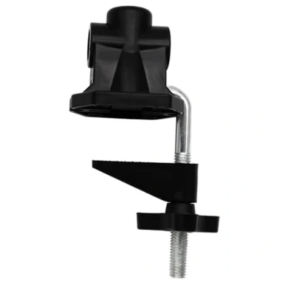 Imagen de abrazadera de escritorio repuesto resistente con base universal ajustable para brazo micrófono, lámpara mesa, soporte flexible