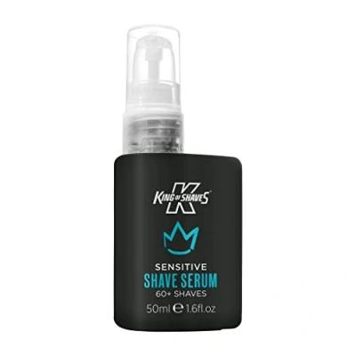 Imagen de King of Shaves Kinexium Shaving Serum Sensitive, Silicon Bottle with Pump 50 ml (Single)
