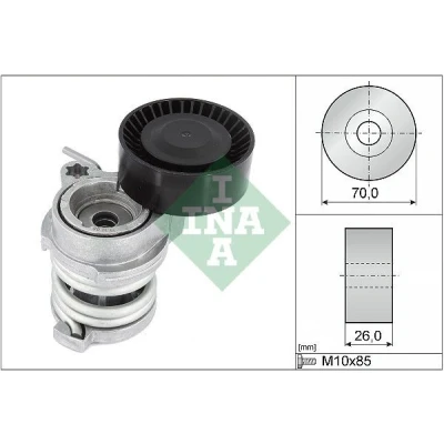 Imagen de INA 534 0708 10 Brazo tensor, correa trapecial poli V BMW: 3 Touring, Coupé, Berlina norauto, oscaro, mister auto