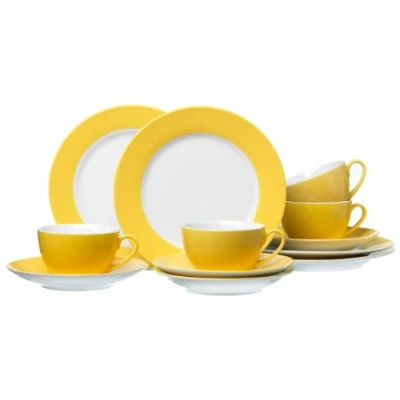 Imagen de Ritzenhoff &amp; Breker 597226 Doppio Juego de café (12 Piezas), Color Rojo