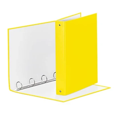 Imagen de Esselte Carpeta de anillas, color Giallo VIVIDA Dorso 4 cm
