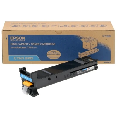 Imagen de AcuLaser CX28DNC Epson S050492 toner cian (original)