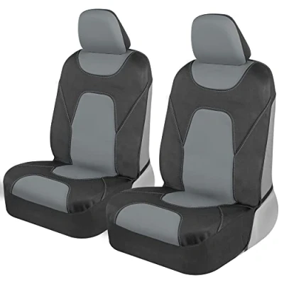 Imagen de Motor Trend os 274 gr para Asientos de Coche (Moderna Lado Menos Auto Protección instalación rápida, 3 Capa Resistente al Agua), Color Negro y Gris