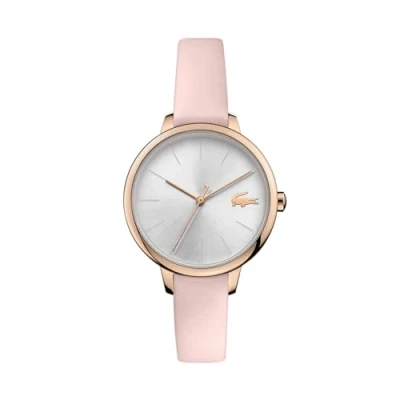 Imagen de Lacoste Reloj Analógico de Cuarzo para mujer con Correa en piel Rosa 2001101