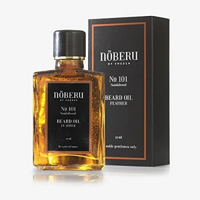 Imagen de Noberu Of Sweden Aceite para Barba Ligero Sándalo 30ml, Único, Estándar