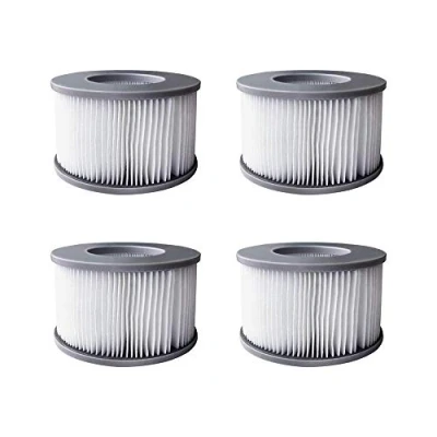 Imagen de YanBan 4 filtros de bañera hidromasaje para MSPA Piscinas inflables, Bomba Cartucho Filtro versión Mejorada Apta Todas Las bañeras Actuales