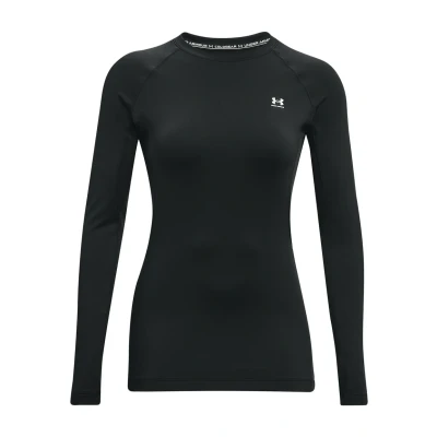 Imagen de Under Armour UA CG Authentics CREW Camiseta de manga larga, Mujer, Talla: Large, Black/white