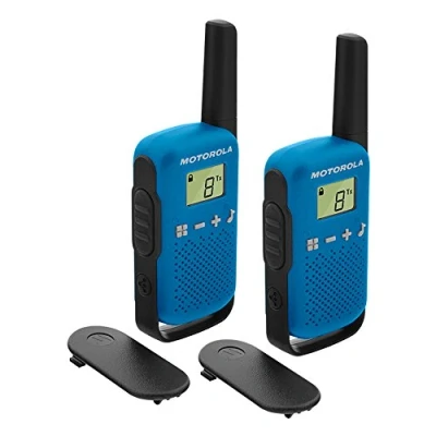 Imagen de Motorola T42 Azul Talk About Aparatos de radio (2 unidades, PMR446, 16 canales, alcance 4 km)